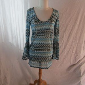 Nimes Cote d'Azur Bathing Suit Cover Tunic Sz M